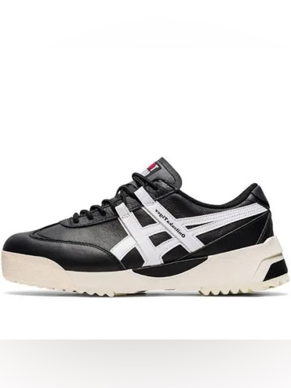 Onitsuka Tiger by Asics Black and White Low-Top Sneaker delegation